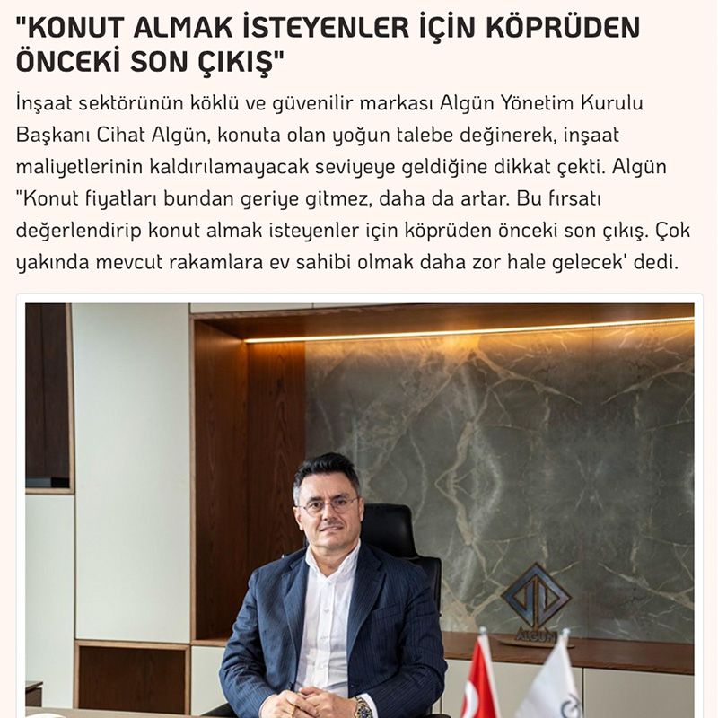 Konut Almak İsteyenler İçin Köprüden Önceki Son Çıkış