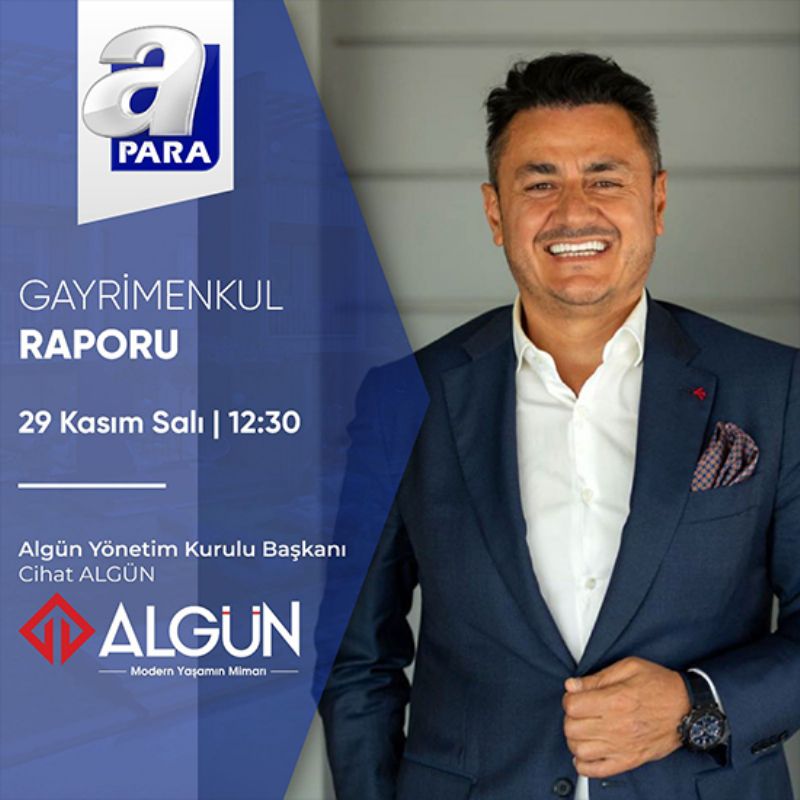 Algün Yönetim Kurulu Başkanımız Cihat Algün, Apara TV’de gündemi değerlendirdi.