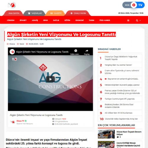 Algün Şirketin Yeni Vizyonunu Ve Logosunu Tanıttı