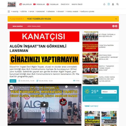 ALGÜN İNŞAAT’TAN GÖRKEMLİ LANSMAN