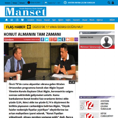 KONUT ALMANIN TAM ZAMANI