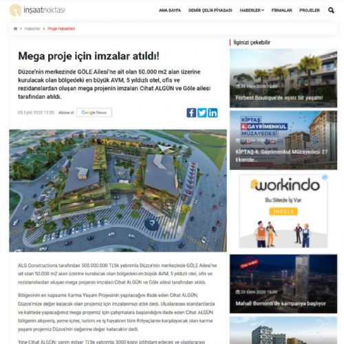 Mega proje için imzalar atıldı!