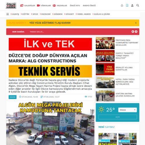 Düzce’de doğup dünyaya açılan marka: ALG CONSTRUCTIONS