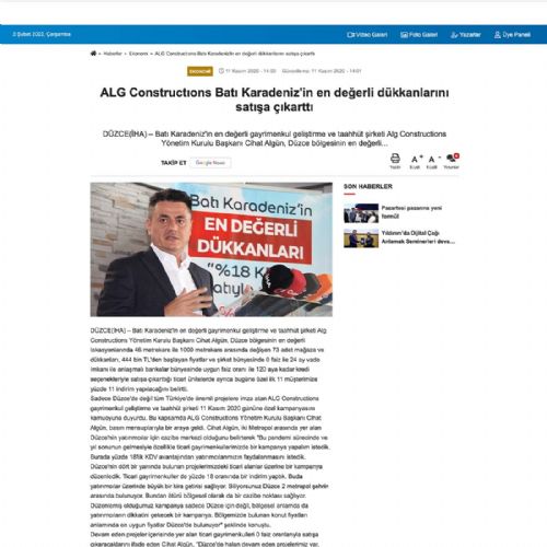 Batı Karadeniz’in en değerli dükkanlarını satışa çıkarttı