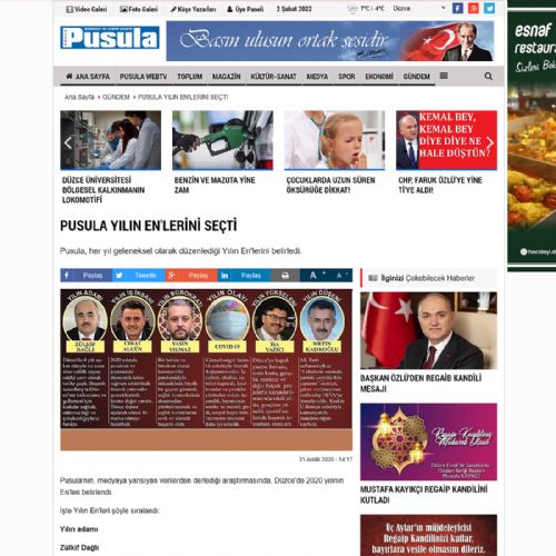 PUSULA YILIN EN’LERİNİ SEÇTİ