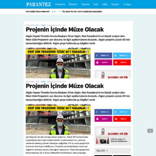 PROJENİN İÇİNDE MÜZE OLACAK