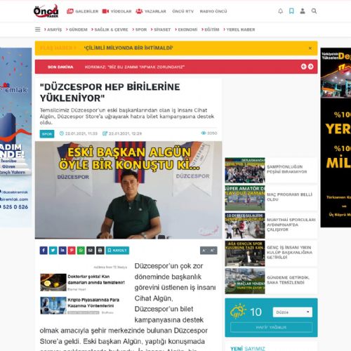 DÜZCESPOR HEP BİRİLERİNE YÜKLENİYOR