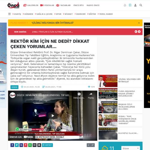 REKTÖR KİM İÇİN NE DEDİ?