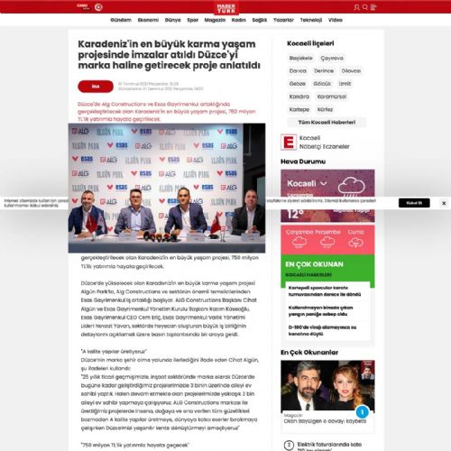 Düzce’yi marka haline getirecek proje anlatıldı