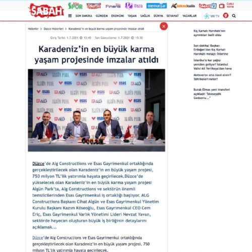 Karadeniz’in en büyük karma yaşam projesinde imzalar atıldı