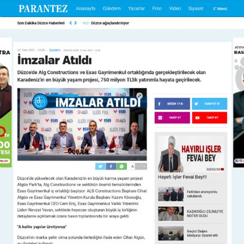 İMZALAR ATILDI