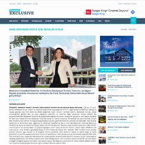 Park Dedeman Düzce İçin İmzalar Atıldı