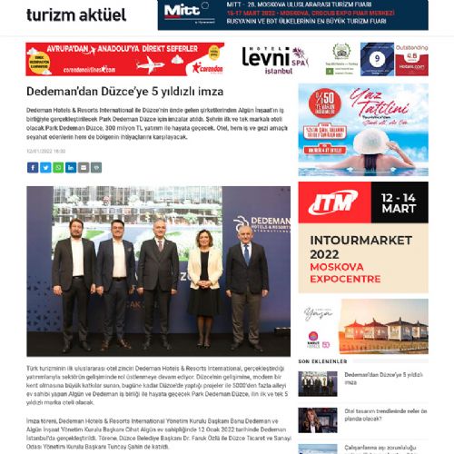 Dedeman’dan Düzce’ye 5 yıldızlı imza