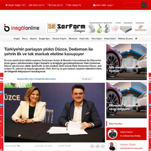 Türkiye’nin parlayan yıldızı Düzce, Dedeman ile şehrin ilk ve tek markalı oteline kavuşuyor