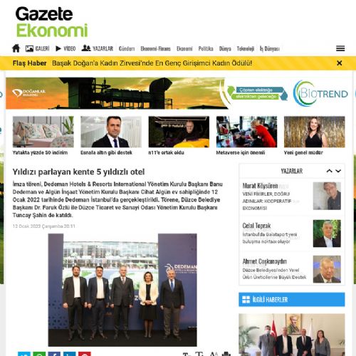 Yıldızı parlayan kente 5 yıldızlı otel