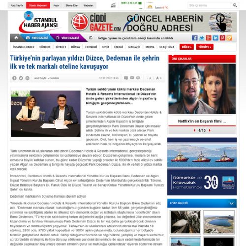 Türkiye’nin parlayan yıldızı Düzce, Dedeman ile şehrin ilk ve tek markalı oteline kavuşuyor