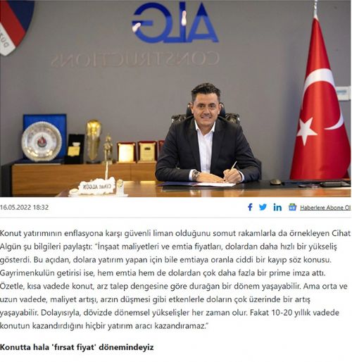 Cihat Algün: Düzce’yi gayrimenkul projelerinin yıldızı yapmaya hazırız