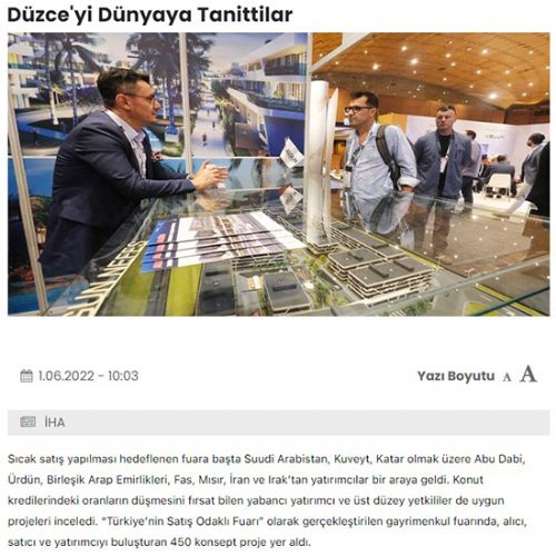 Yabancı yatırımcılara Düzce bilgisi