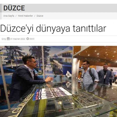 Düzce’yi dünyaya tanıttılar