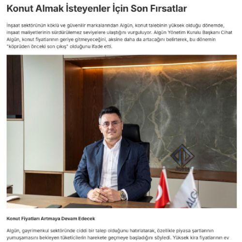 Konut Almak İsteyenler İçin Son Fırsatlar