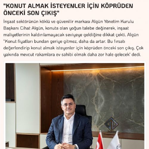 Konut Almak İsteyenler İçin Köprüden Önceki Son Çıkış