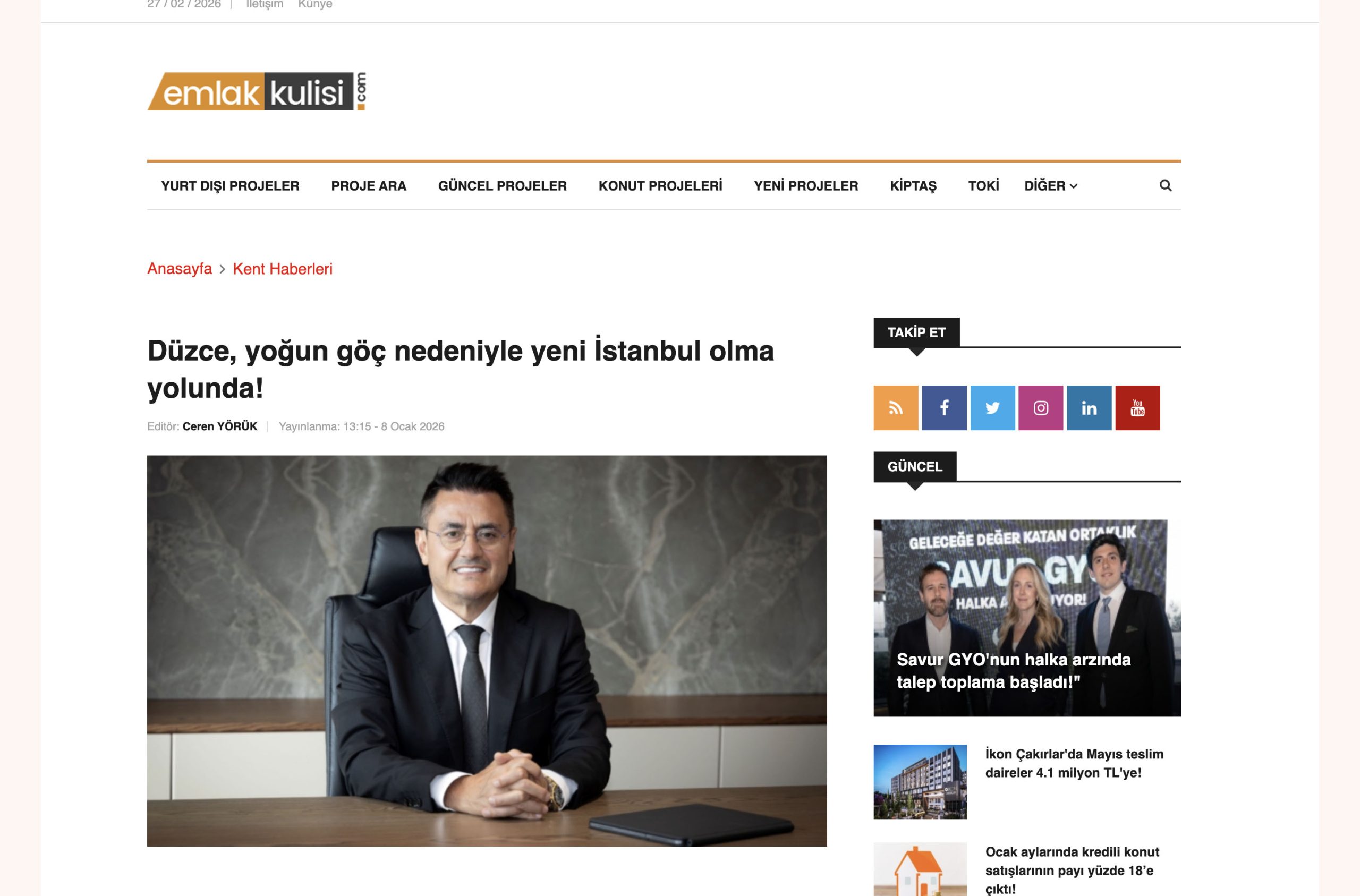 Düzce, yoğun göç nedeniyle yeni İstanbul olma yolunda!